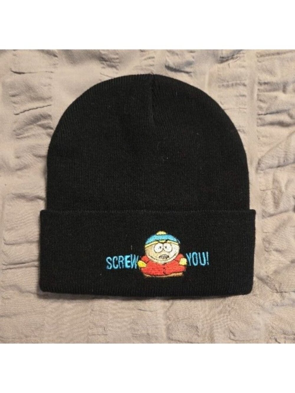 Vintage 90s South Park Eric Cartman Beanie Cap Drew Pearson